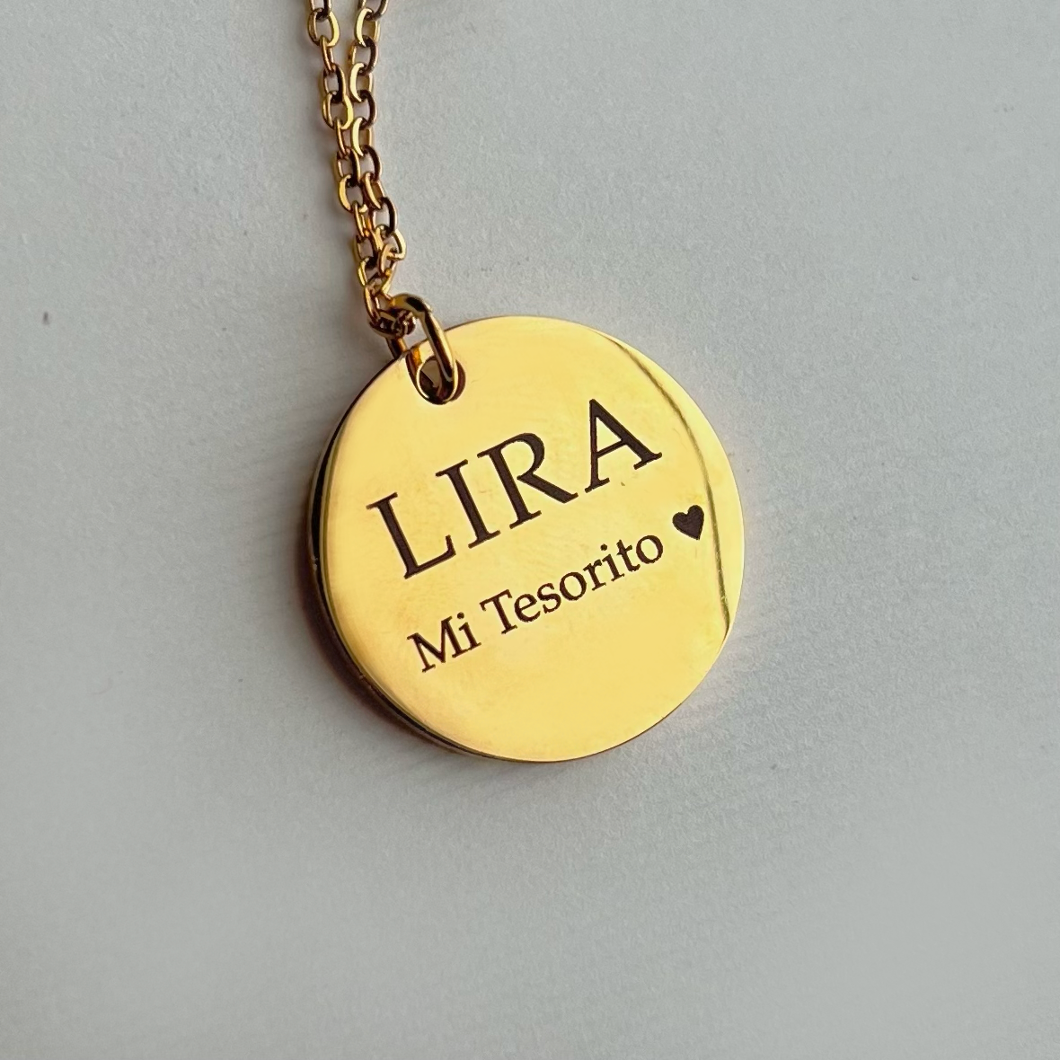 Collar personalizado, collar con mensaje a mano, collar con cara de mascota 20 mm