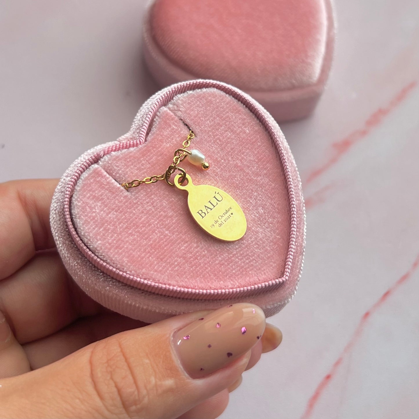 Collar personalizado con foto y frase