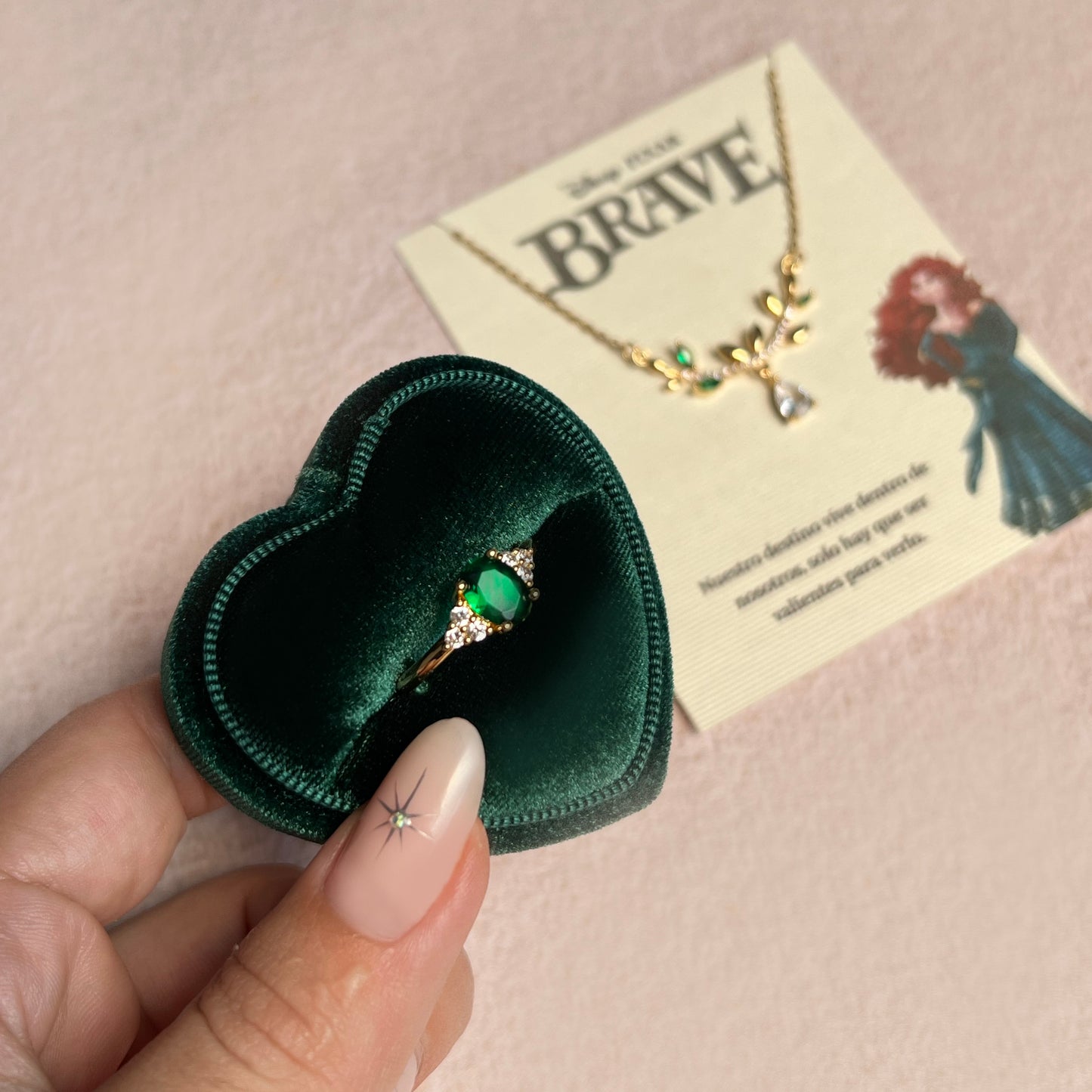 Collar y anillo Princesa Merida