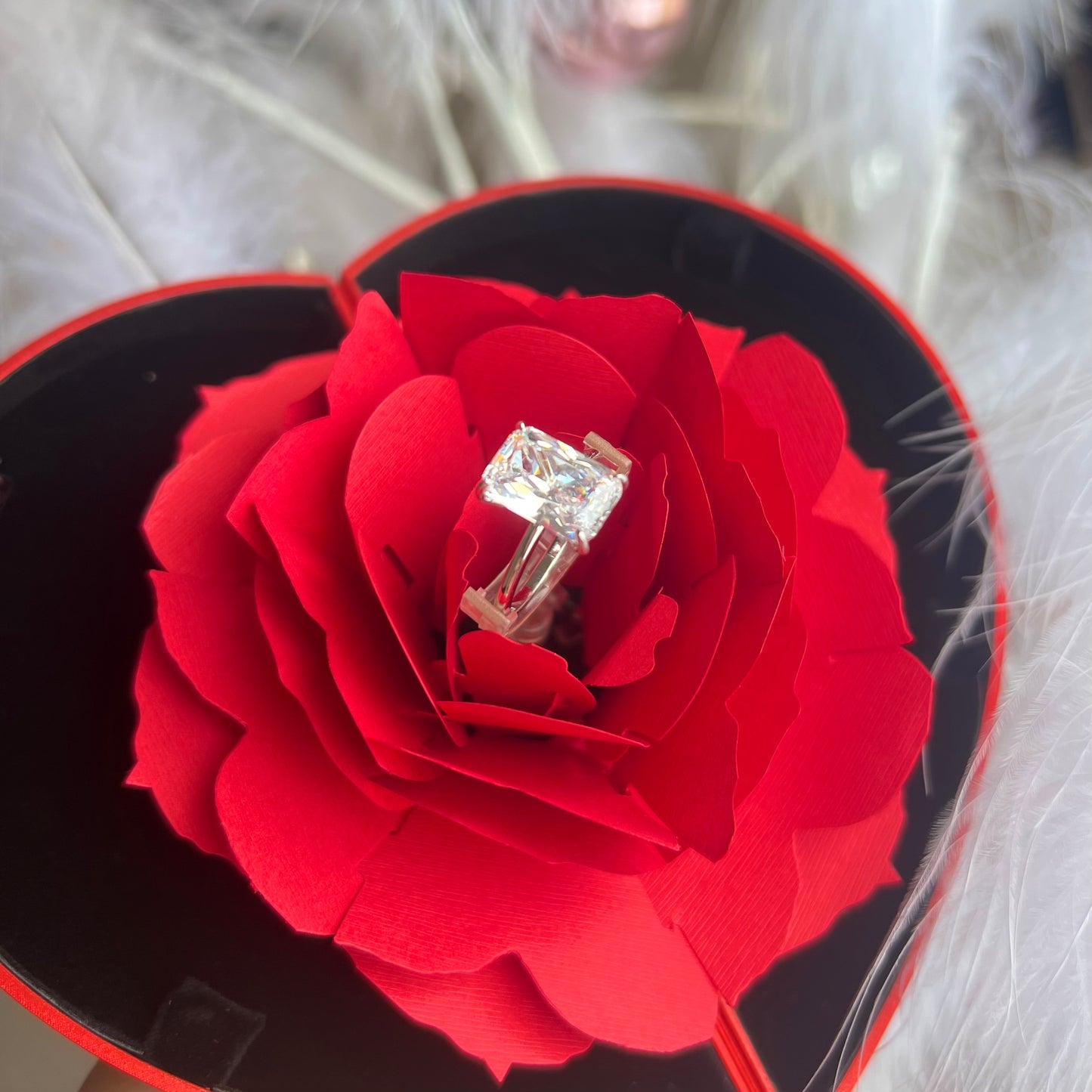 Anillo de compromiso plata 925
