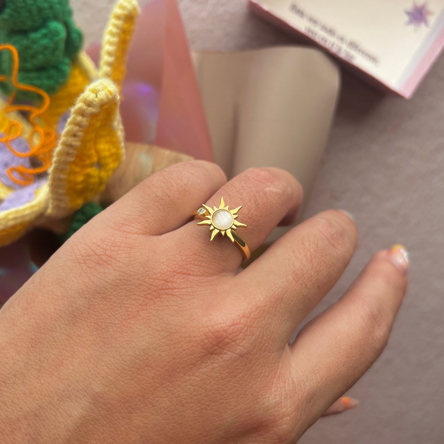 Anillo de ansiedad Rapunzel Sol