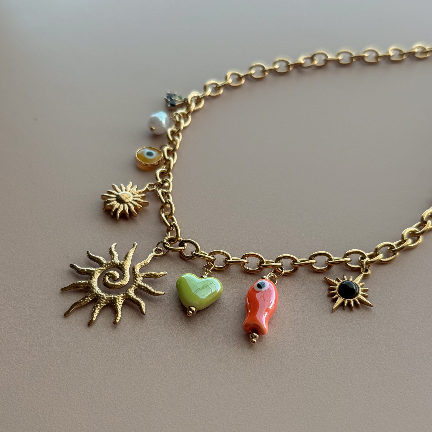 Collar Sol colorido