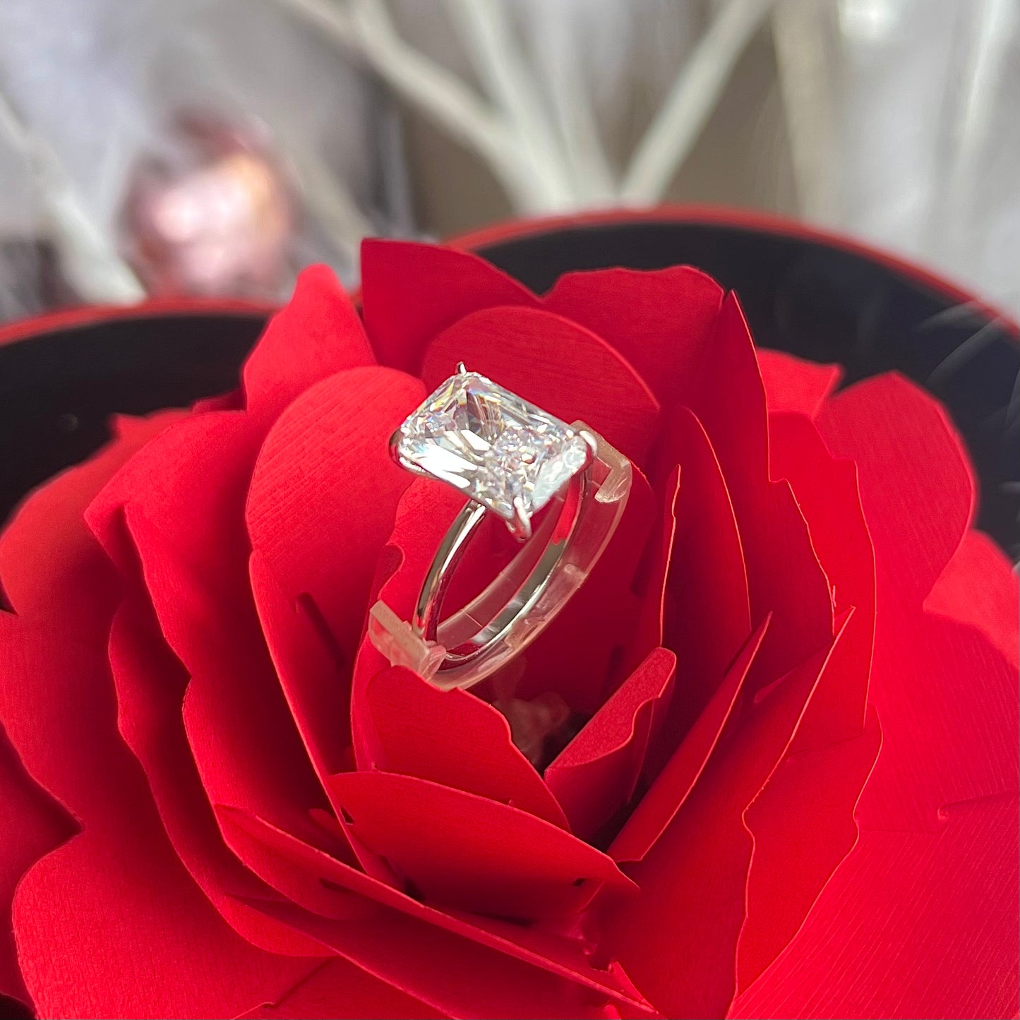 Anillo de compromiso plata 925