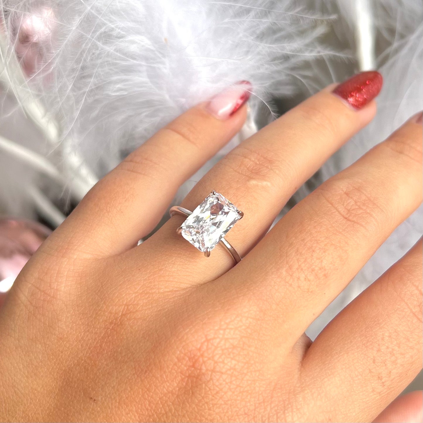 Anillo de compromiso plata 925