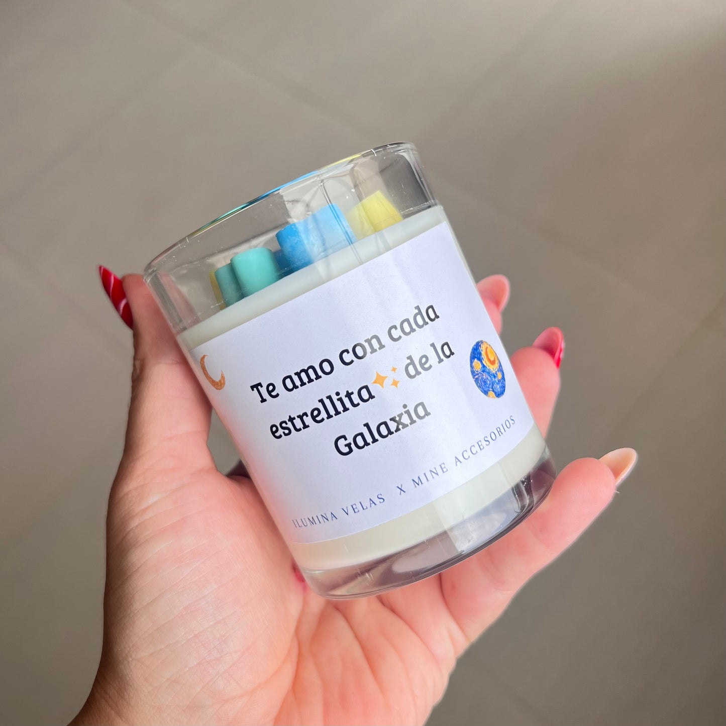 Set de Vela mas collar amor infinito/ ILUMINA VELAS x MINE ACCESORIOS