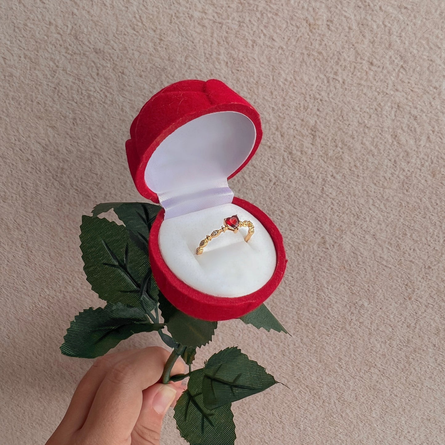 Anillo promesa bella y la bestia