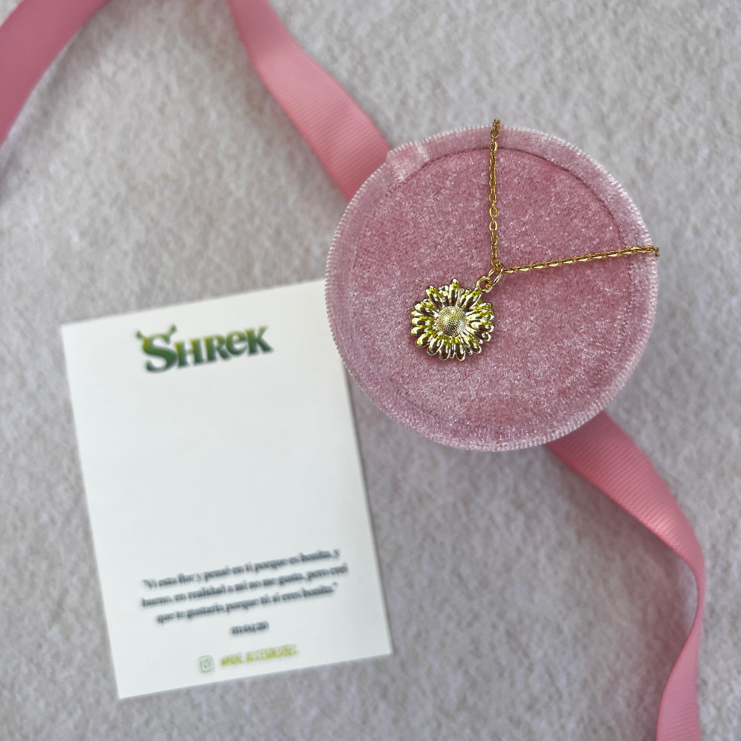 Collar de flor girasol