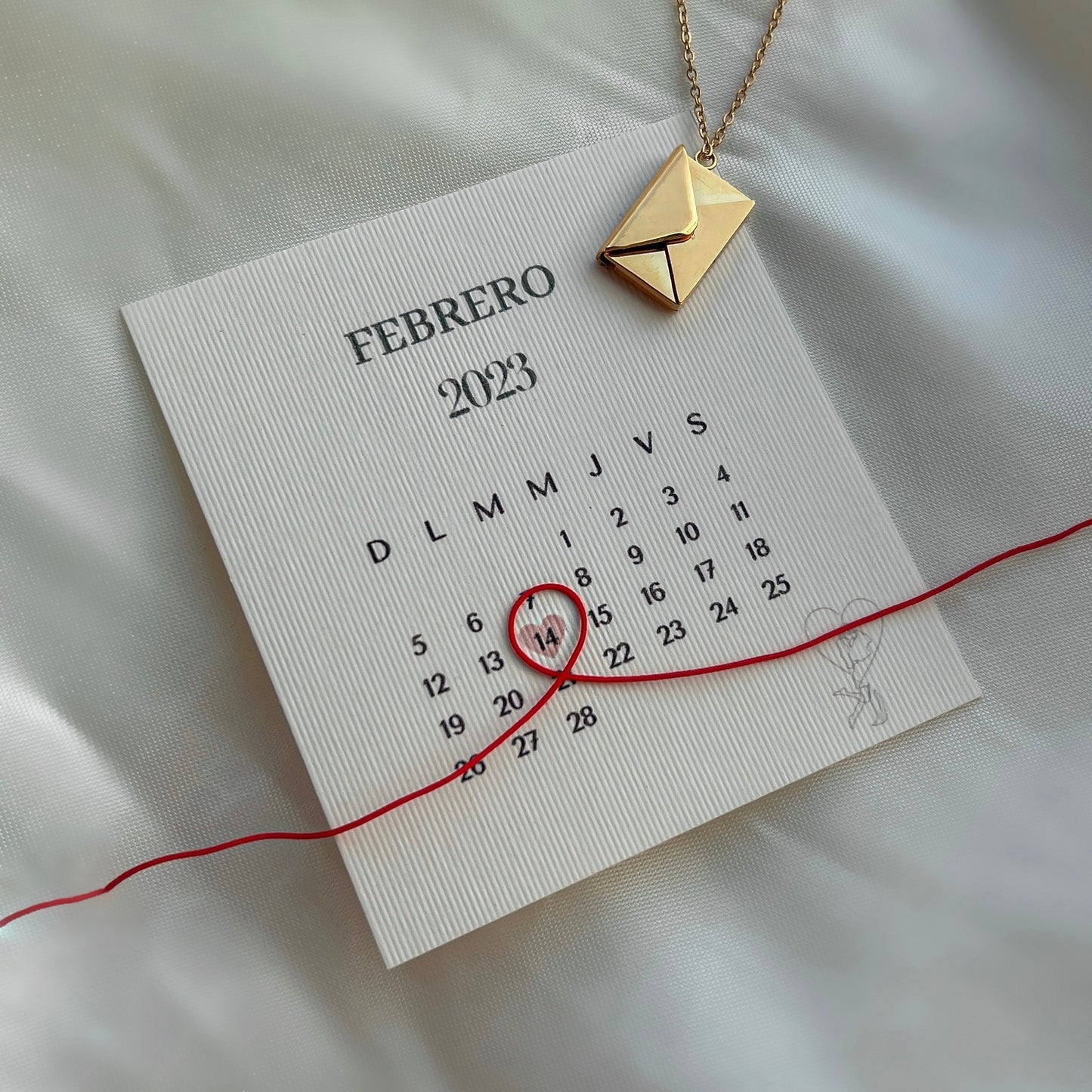 Collar carta de amor