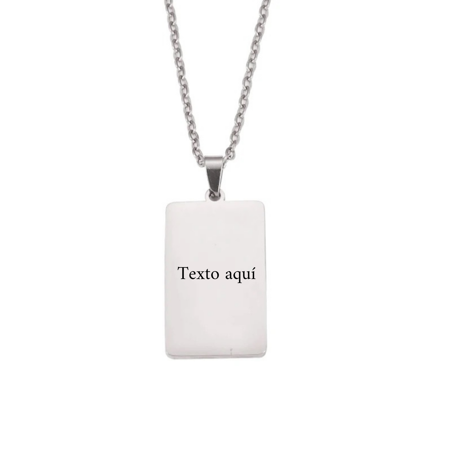 Collar rectangular personalizado