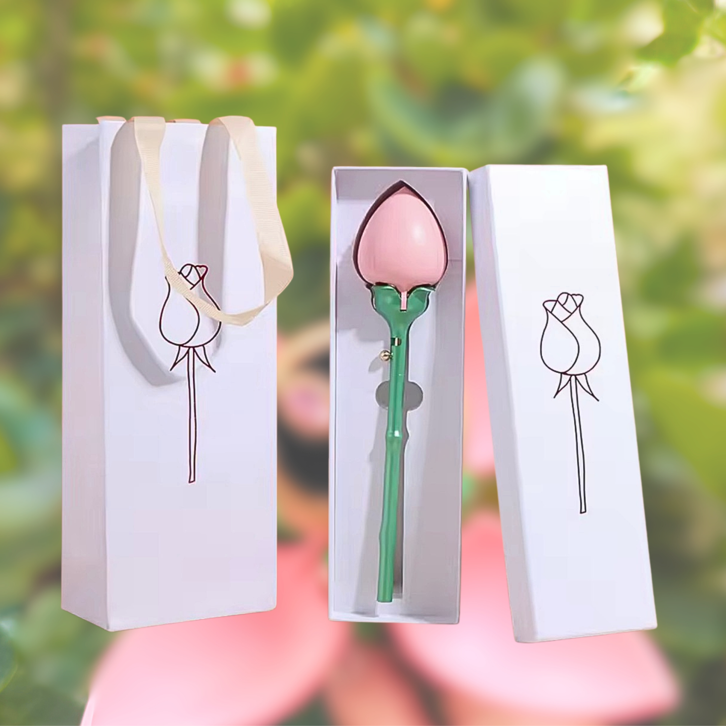 Cofre de tulipán más pulsera