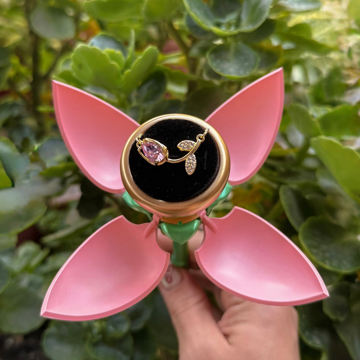 Cofre de tulipán más pulsera