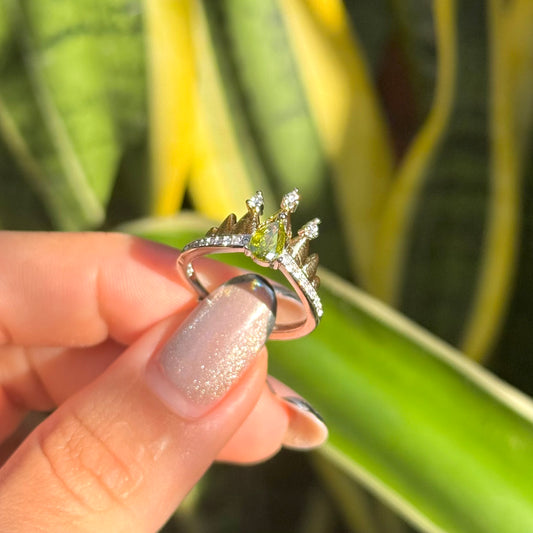 Anillo de corona/ Princesa Tiana /Evangeline