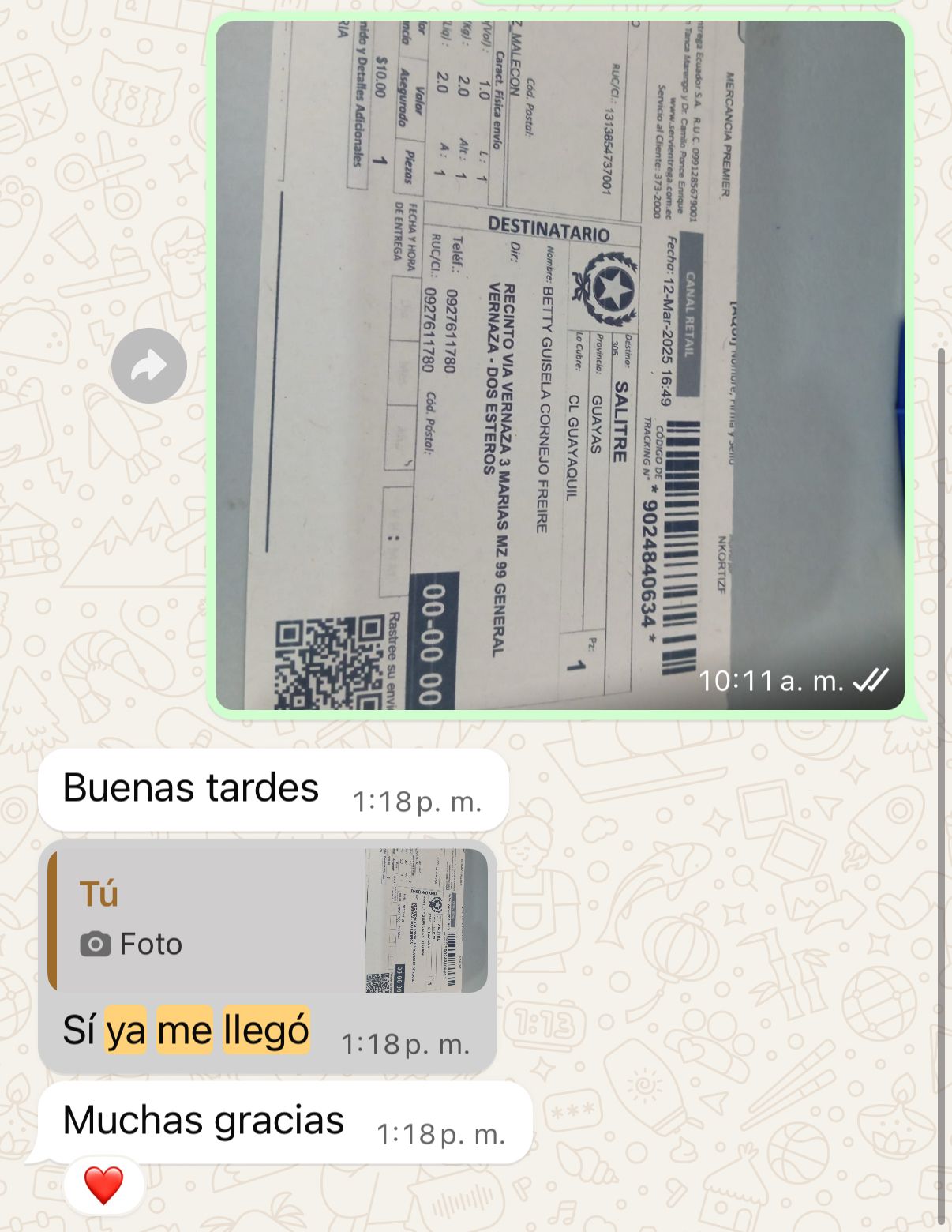 Testimonio de cliente 1